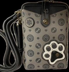 Chala Handbags – Snap Crossbody - Pawprint